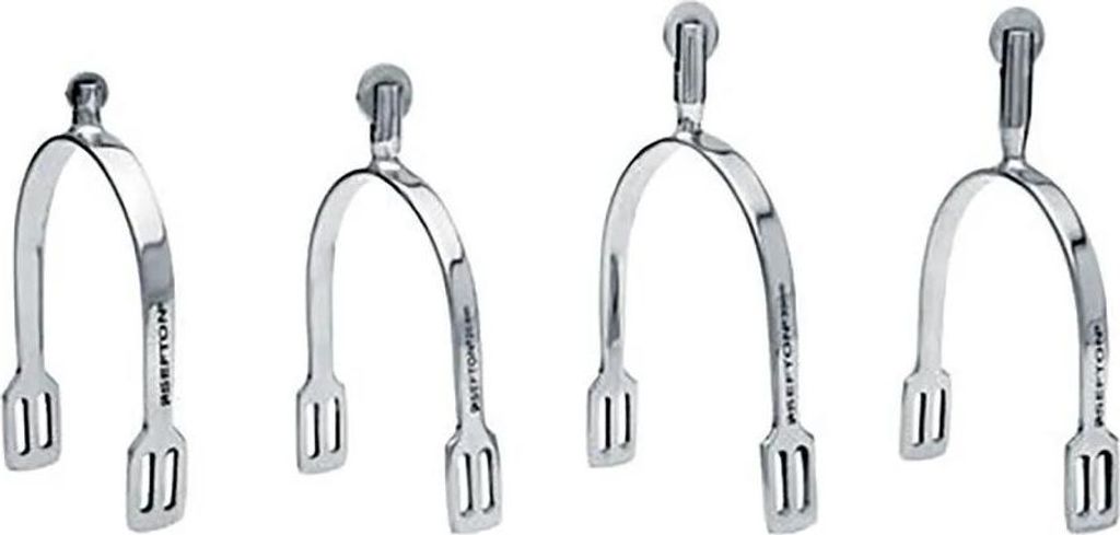 Sefton Stainless Flat Rowels Hombre Flat End English Sporen Silber 20 mm Silber 20 mm