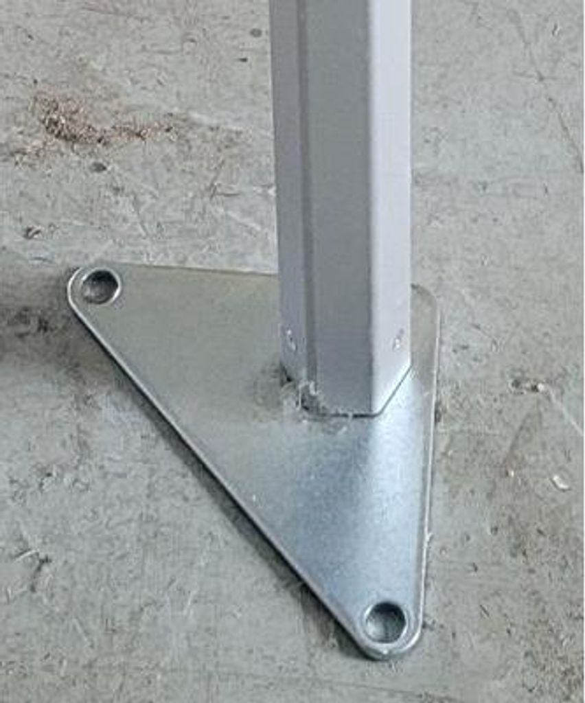 Unterer Teil des Aluminiumfußes für Standardzelt