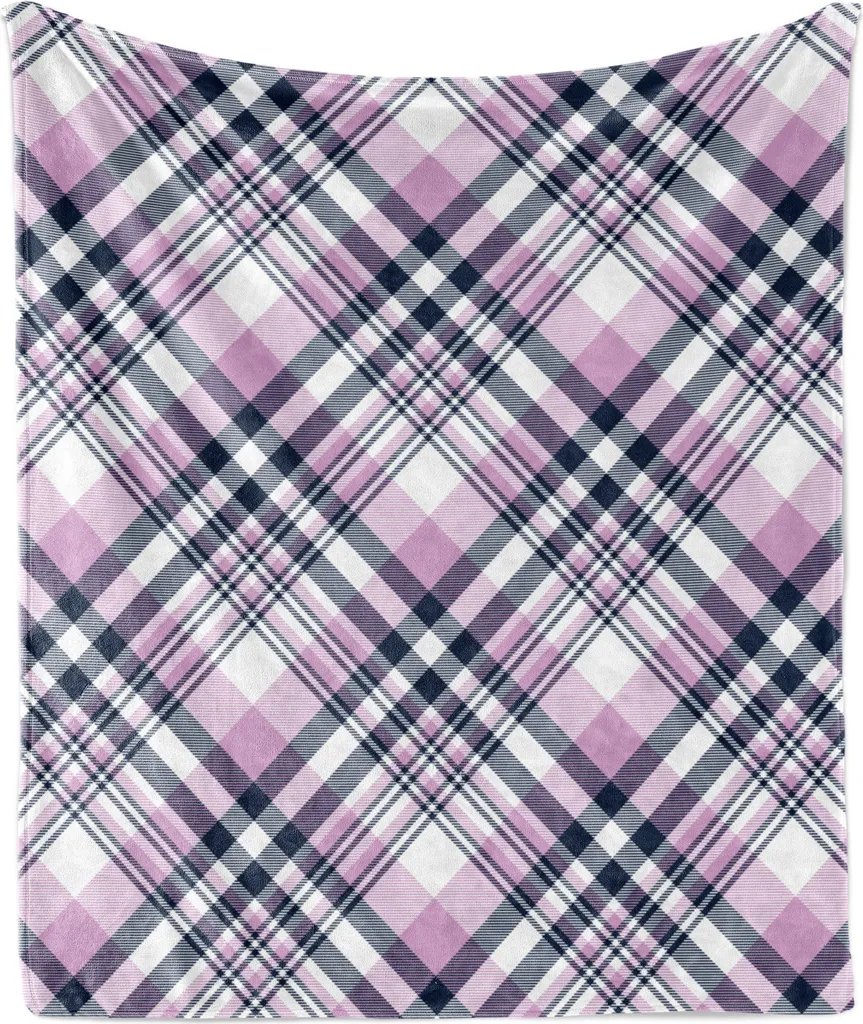 Idea Regalo Coperta ABAKUHAUS 175x230 | Plaid Elegante a Quadri