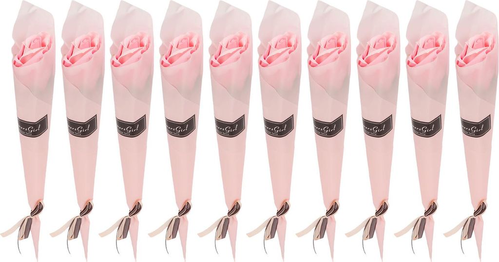 10 Stück Seifen-Rosenblüten, exquisite Details, lebensechte künstliche Blumen für Zuhause, Büro, Café, Dekoration, Urlaubsgeschenk