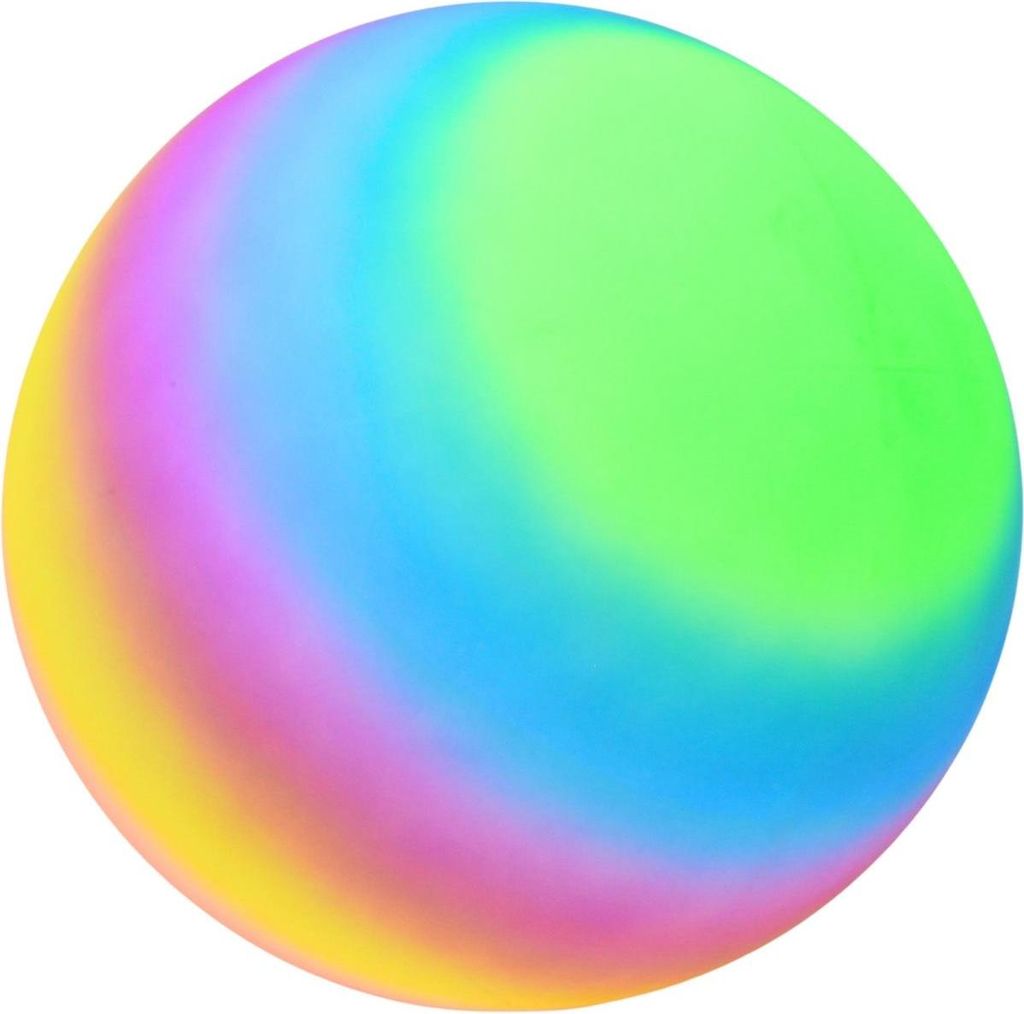 Balle en caoutchouc ENERO RAINBOW 26 cm – Balle de jeu Image du produit 