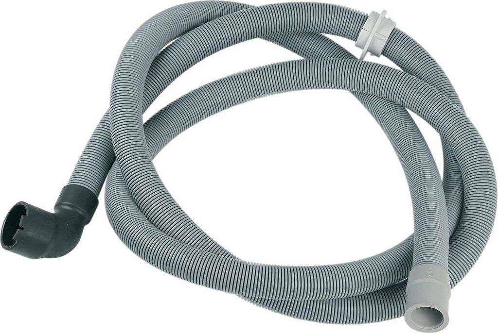 Ablaufschlauch Abpumpschlauch 2,25m Geschirrspüler Spülmaschine Alternativ Electrolux AEG 14000357101/9 Endstücke gewinkelt/gerade Durchmesser 3...