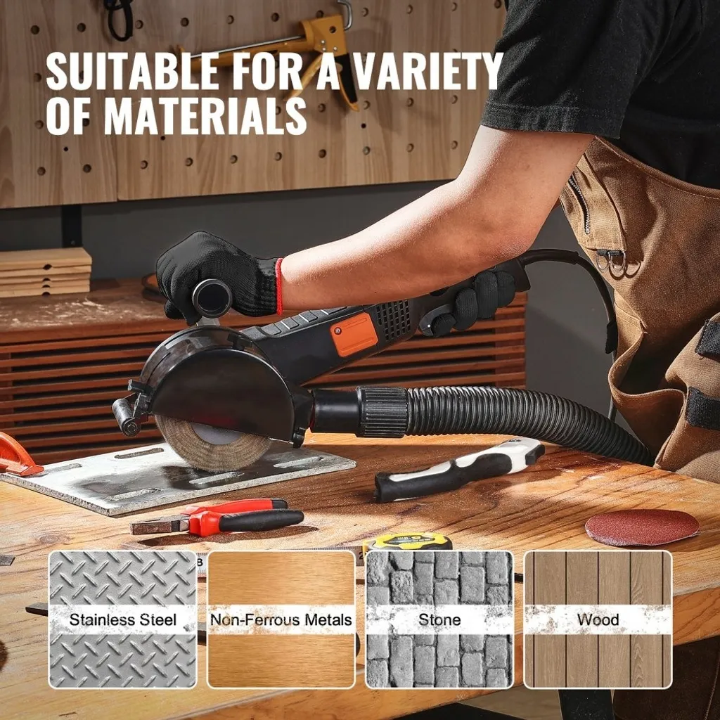 Machine à satiner pour rénovation bois et métal 1300W polissage pro - 6