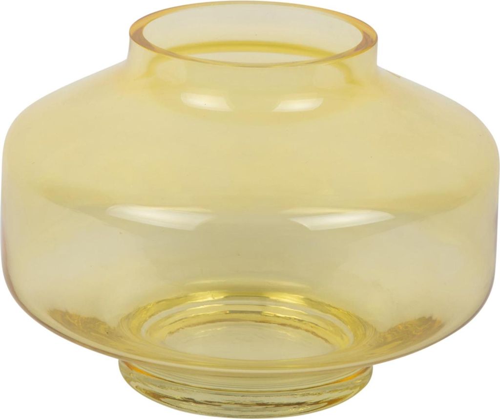Present Time - Vase Pasmoso - Gelb - 22x22x16.5cm