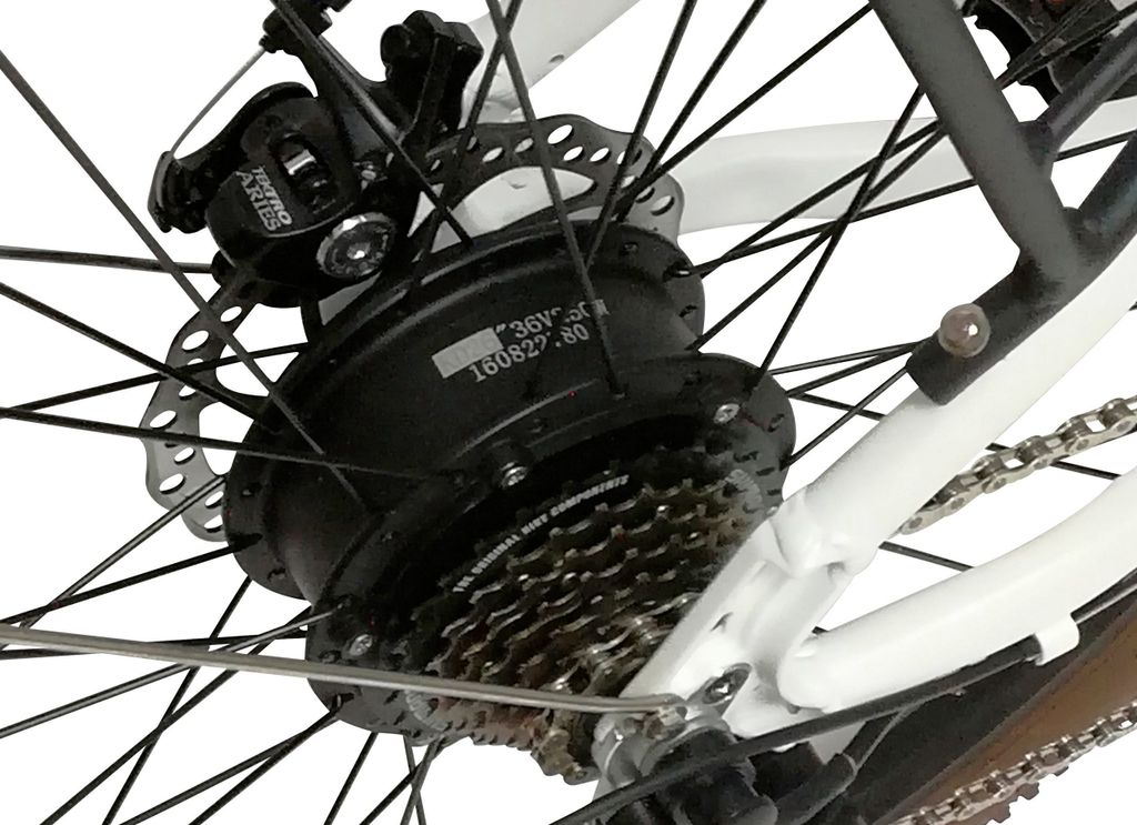 E-Bike 27,5 "Alu Urban/Trekking Bike Voga Bianco 10,4Ah Produktbild 3