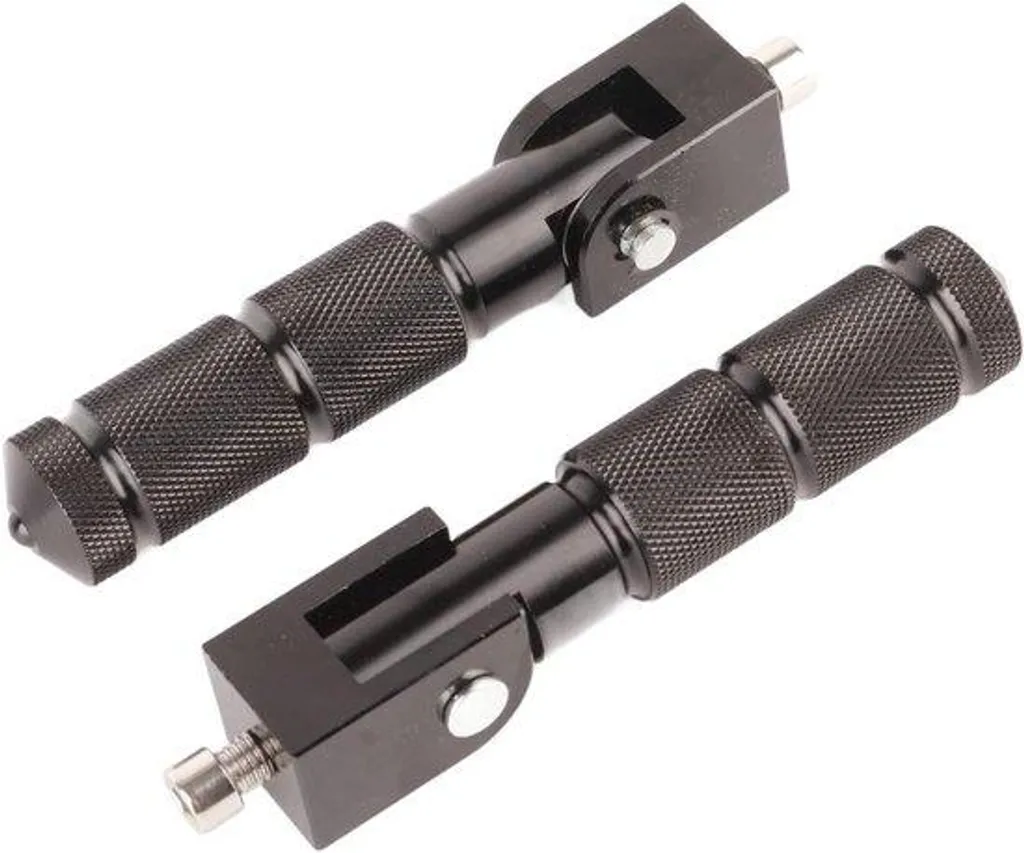Repose-pieds moto universels repliables pour pilote ou passager arrière