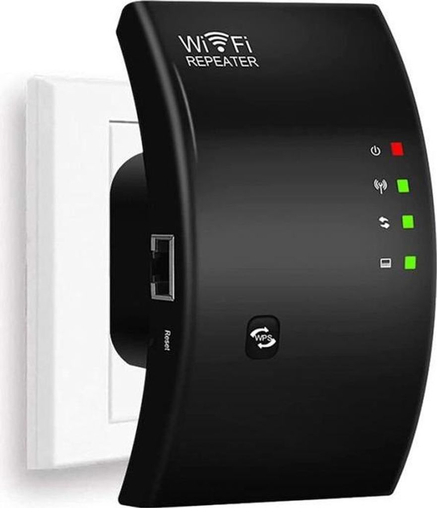 WLAN-Repeater, leistungsstarker WLAN-Verstärker, N300 WLAN-Extender, WLAN-Signalverstärker, 1 Ethernet-Anschluss