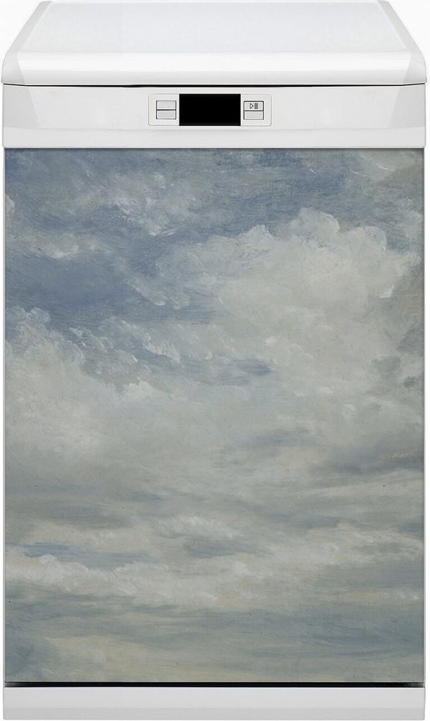 Magnete Küche Magnetmatte Magnet für Spülmaschine Abwaschbar Nachbildung 45x80 cm - Blaue Wolken