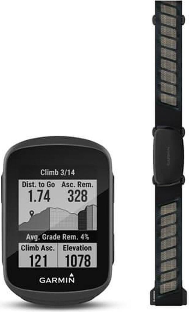 Komputer rowerowy Garmin Edge 130 Plus 1,8 cala + pas Zdjęcie produktu 