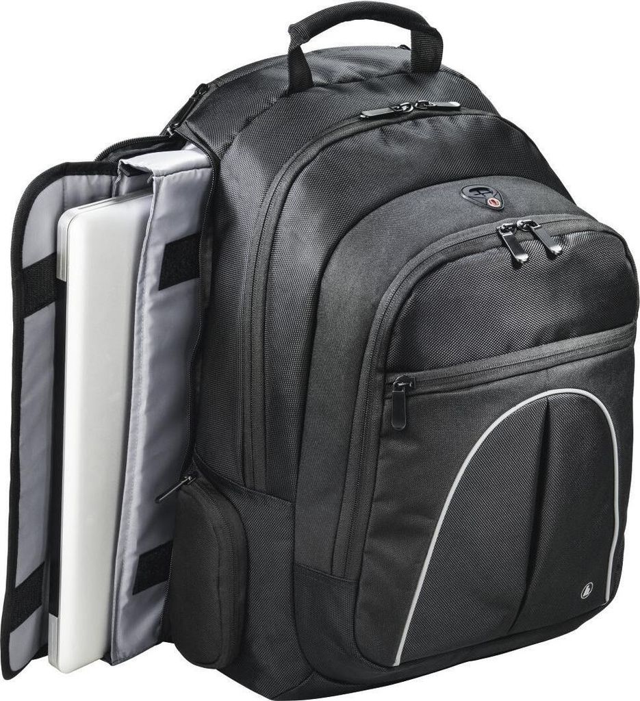 Hama Vienna - Notebook-Rucksack - 44cm (17.3") - Schwarz Immagine del prodotto 