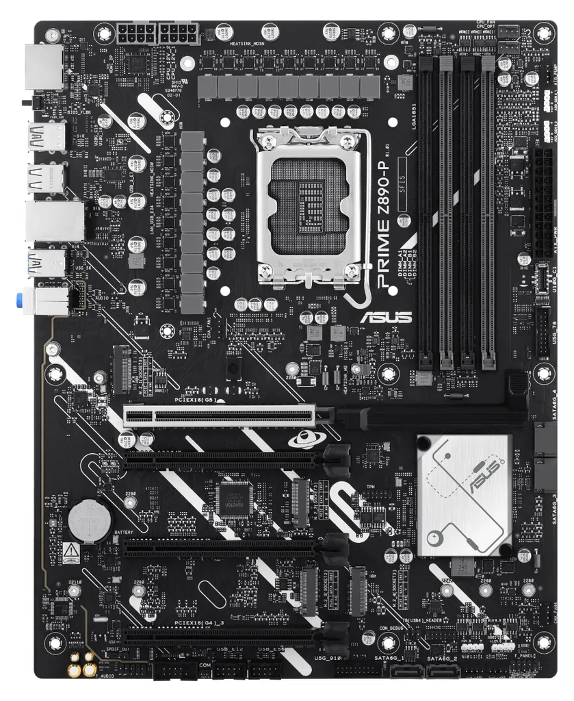 Carte mère ASUS PRIME Z890-P Intel Z890 LGA 1851 ATX pour PC Gamer