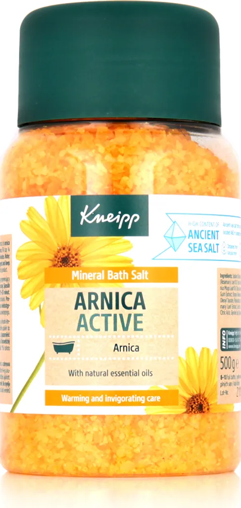 Sels de Bain à l'Arnica pour la Détente Musculaire et des Articulations 500g