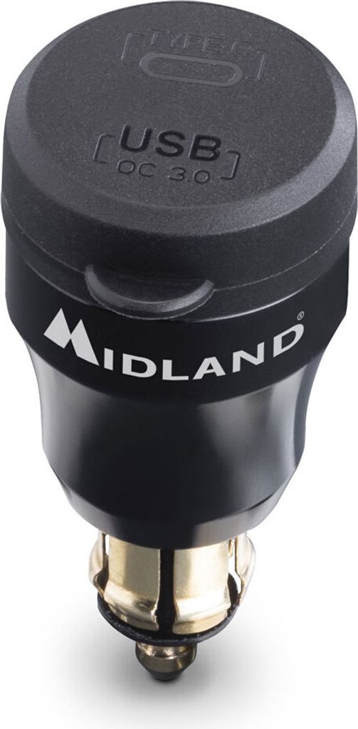 Rýchlonabíjací adaptér BMW MIDLAND s duálnym USB a USB typu Obrázok produktu 