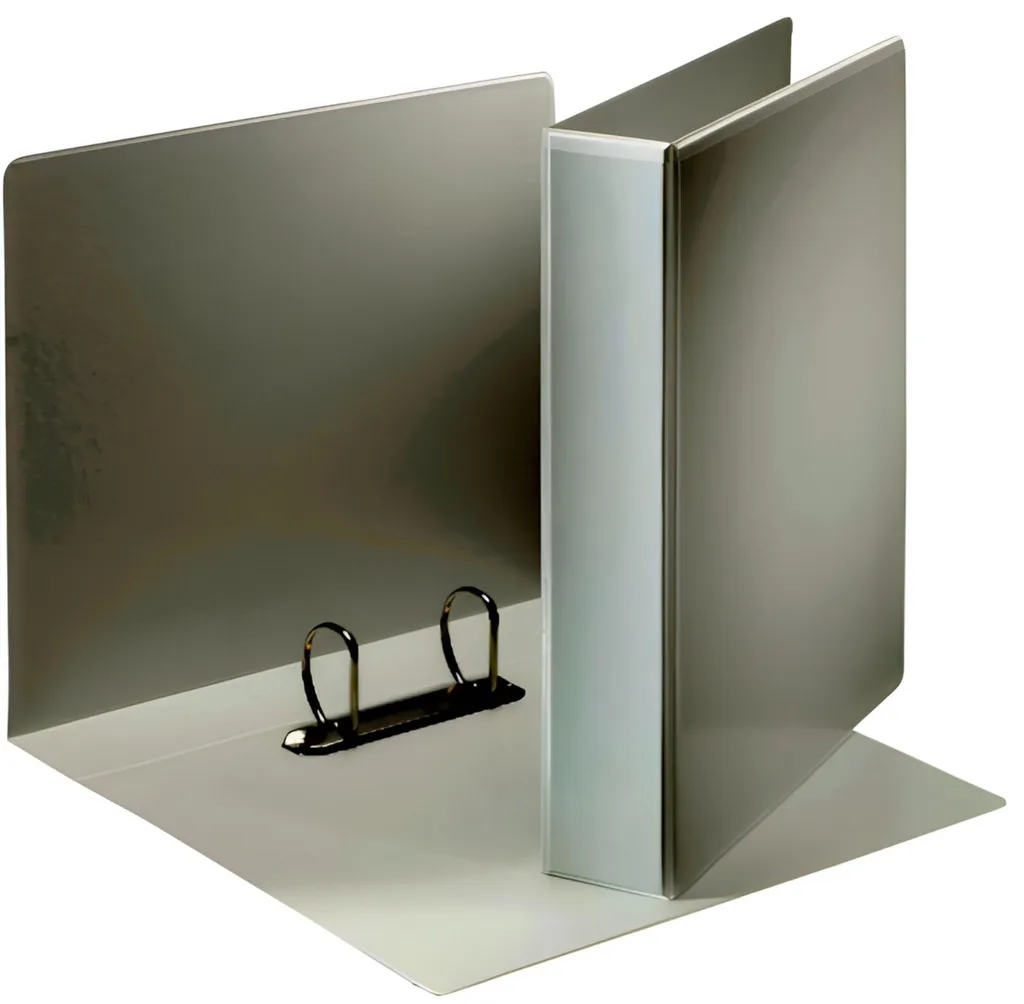 Classeur A4 blanc 2 anneaux Esselte 49739 en polypropylène rigide