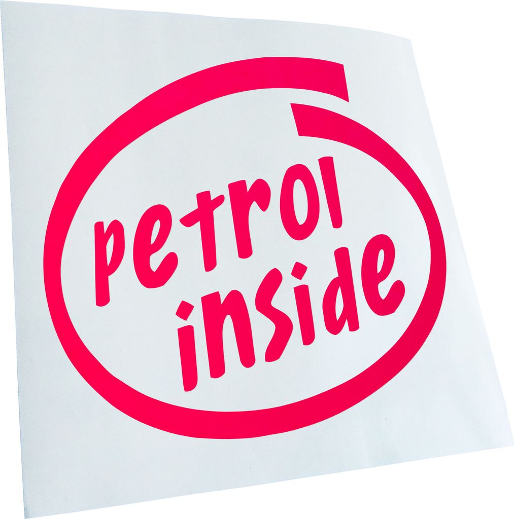 hauptsachebeklebt Kiwistar - Autoaufkleber - Petrol Inside Auto Heckscheibe - Aufkleber für Auto Kfz Fahrrad, LKW, Truck Mofa