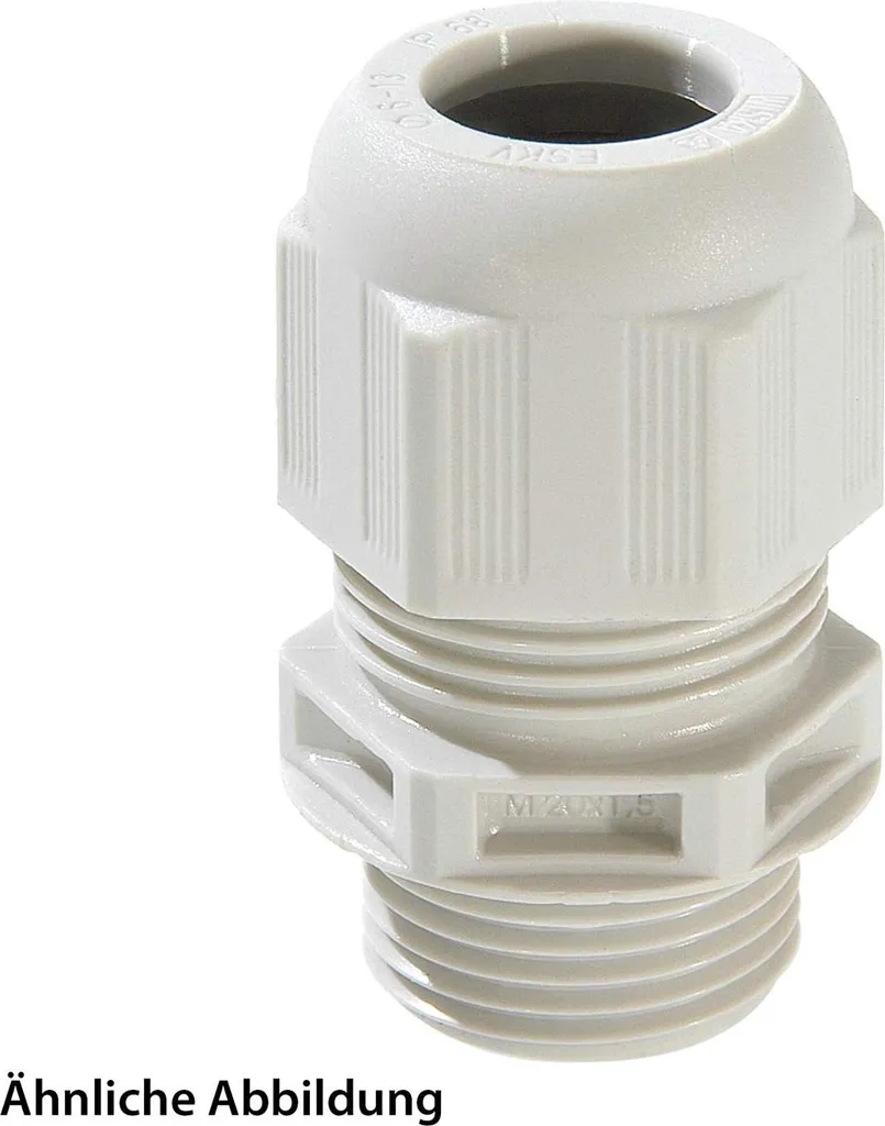 Wiska Sprint M50x1,5 Raccord Pivotant Presse-étoupe Noir avec Filetage