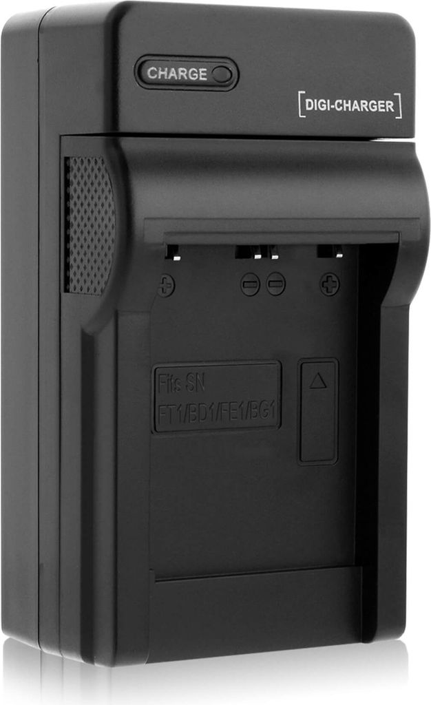 Ladegerät BLACK für Akku-Typ: Sony NP-BG1, NPBG1 // NP-FG1 NPFG1
