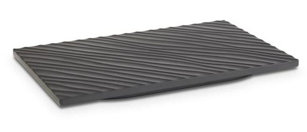 APS GN 1/4 Tablett TILES aus Melamin Schwarz mit Oberflächenstrucktur BxTxH: 26,5 x 16,2 x 1,5 cm