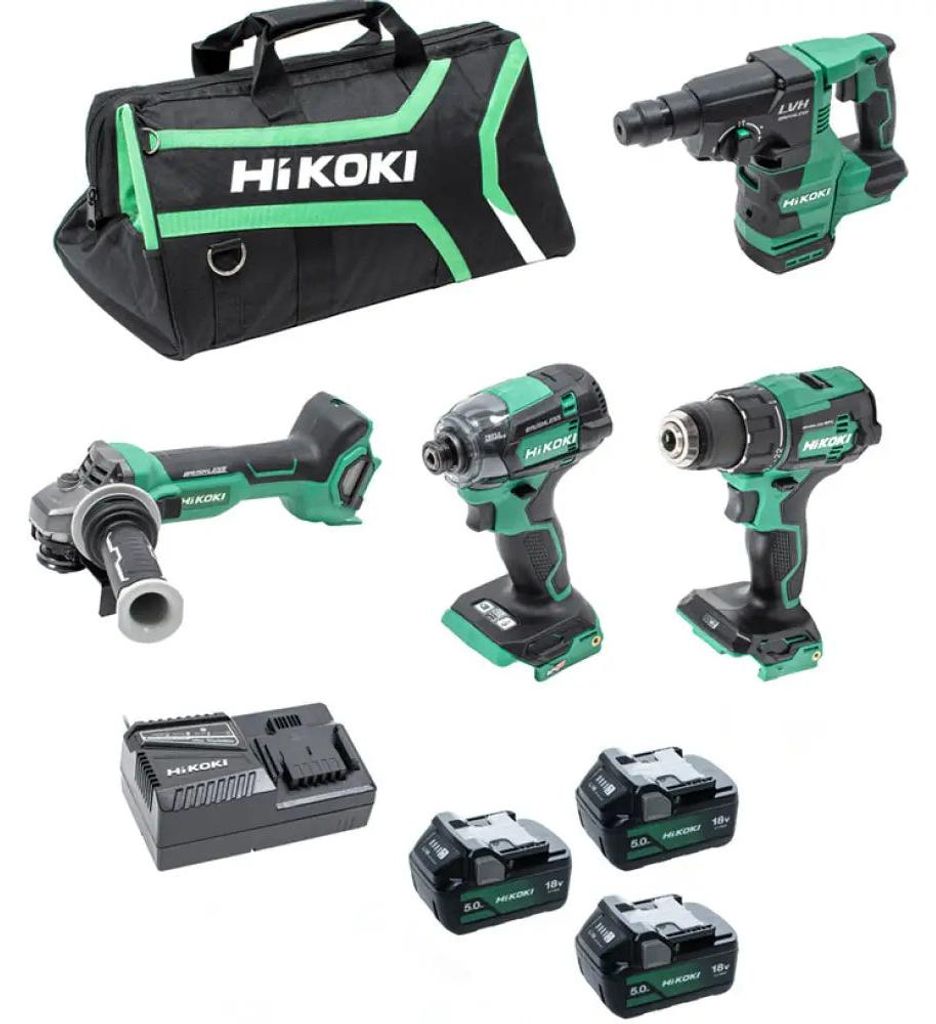 HiKOKI Combo-Kit trapano a batteria avvitatore a impulsi Immagine del prodotto 