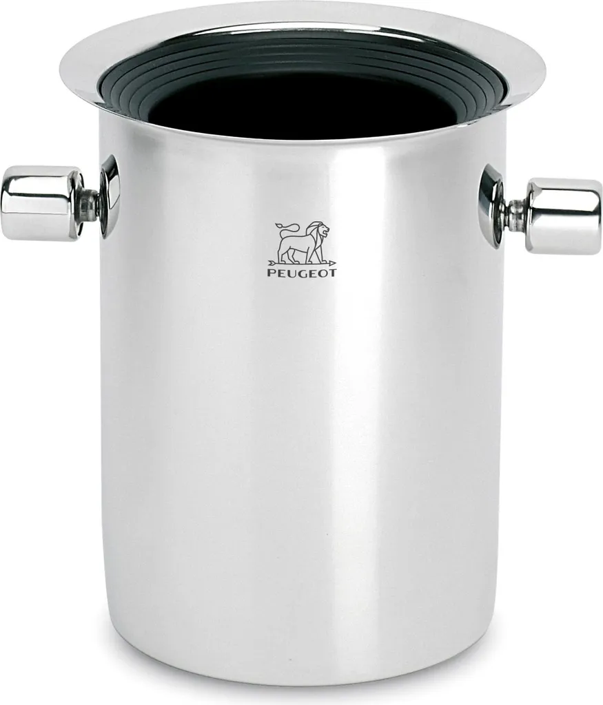 Peugeot seau à champagne et à vin en inox brossé de qualité