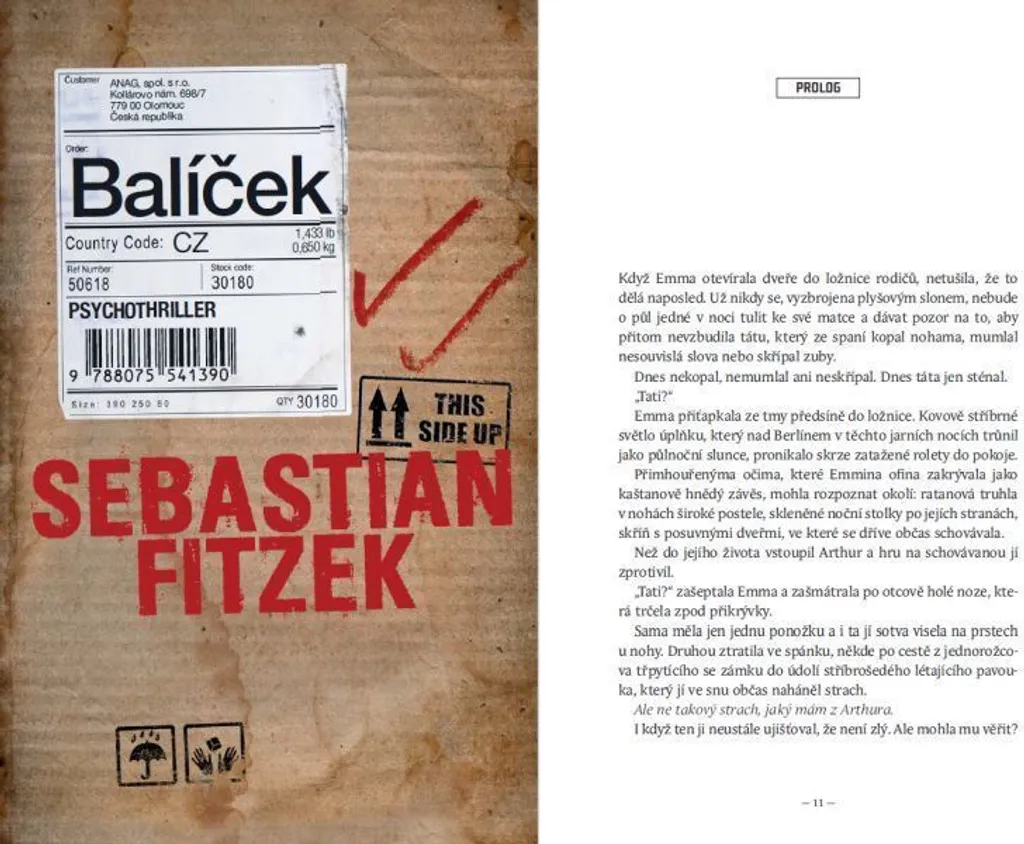 Livre de Poche Le Paquet Sebastian Fitzek pour Fans de Thrillers Noirs