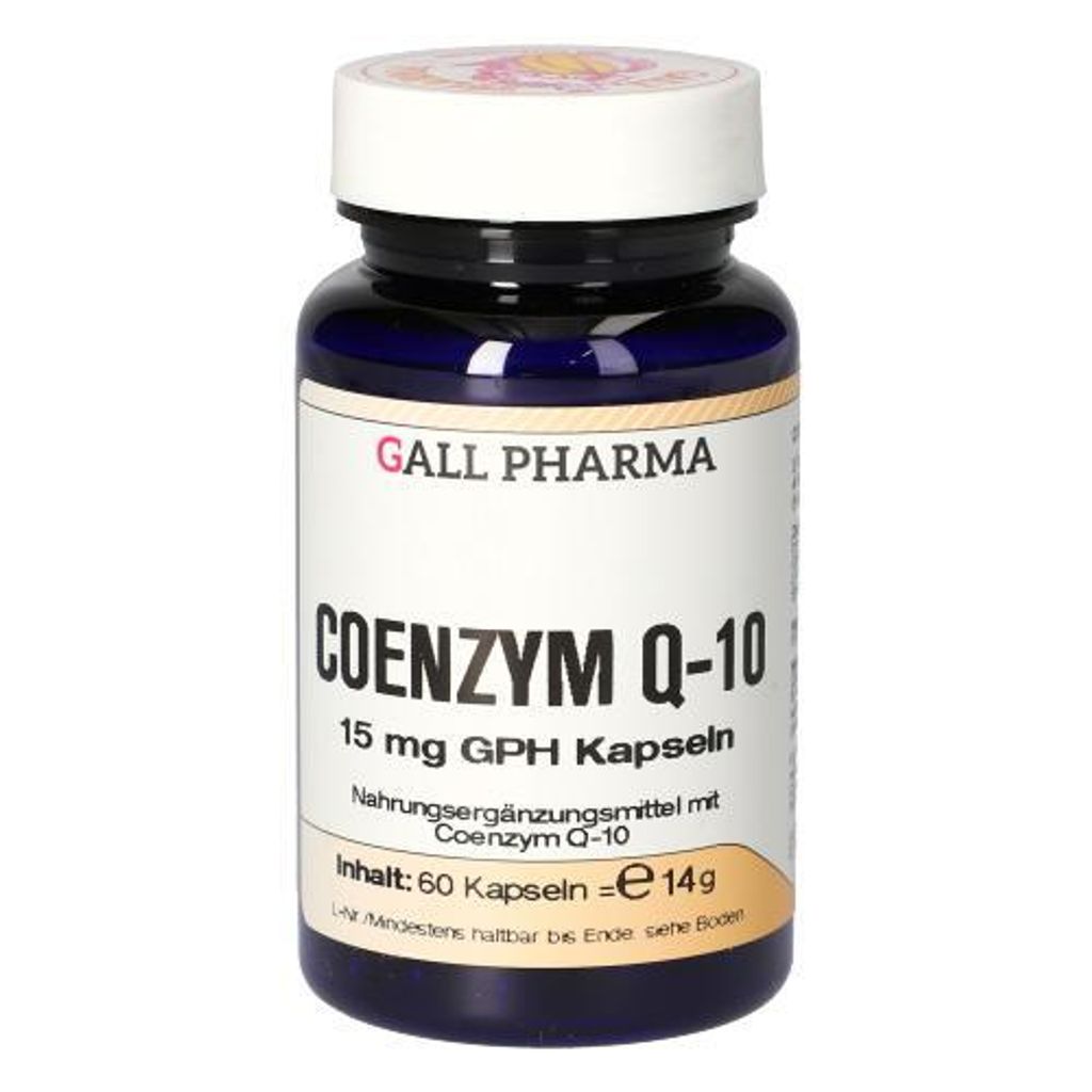 Coenzym Q10 15 mg Gph Kapseln 60 St