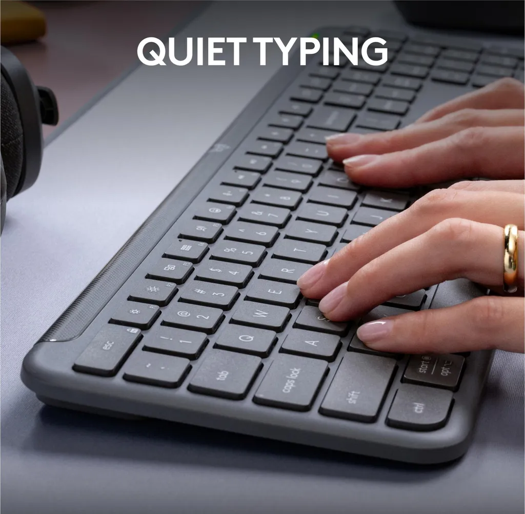 Logitech 920-012465 Clavier Graphite Sans Fil RF et Bluetooth QWERTY US