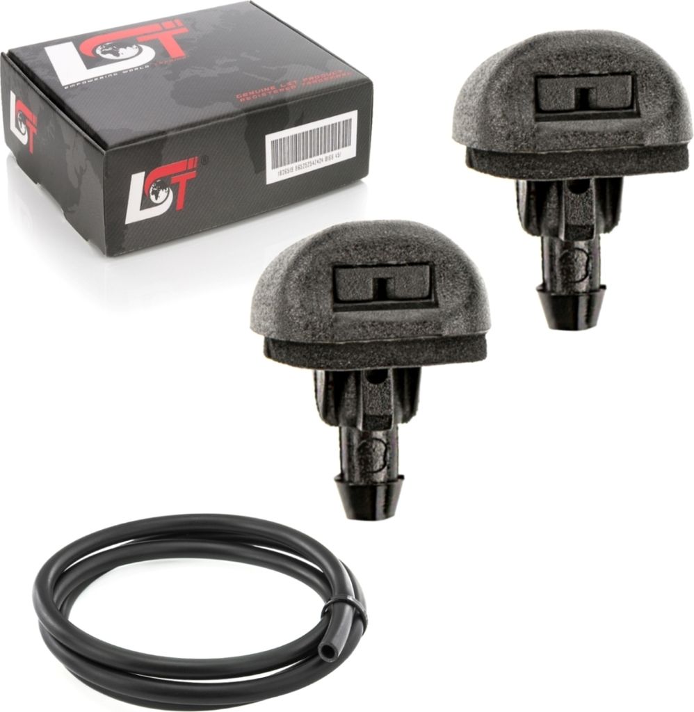 2x Windschutzscheiben Spritzwasserdüse Schlauch Set vorne für PEUGEOT 306 307