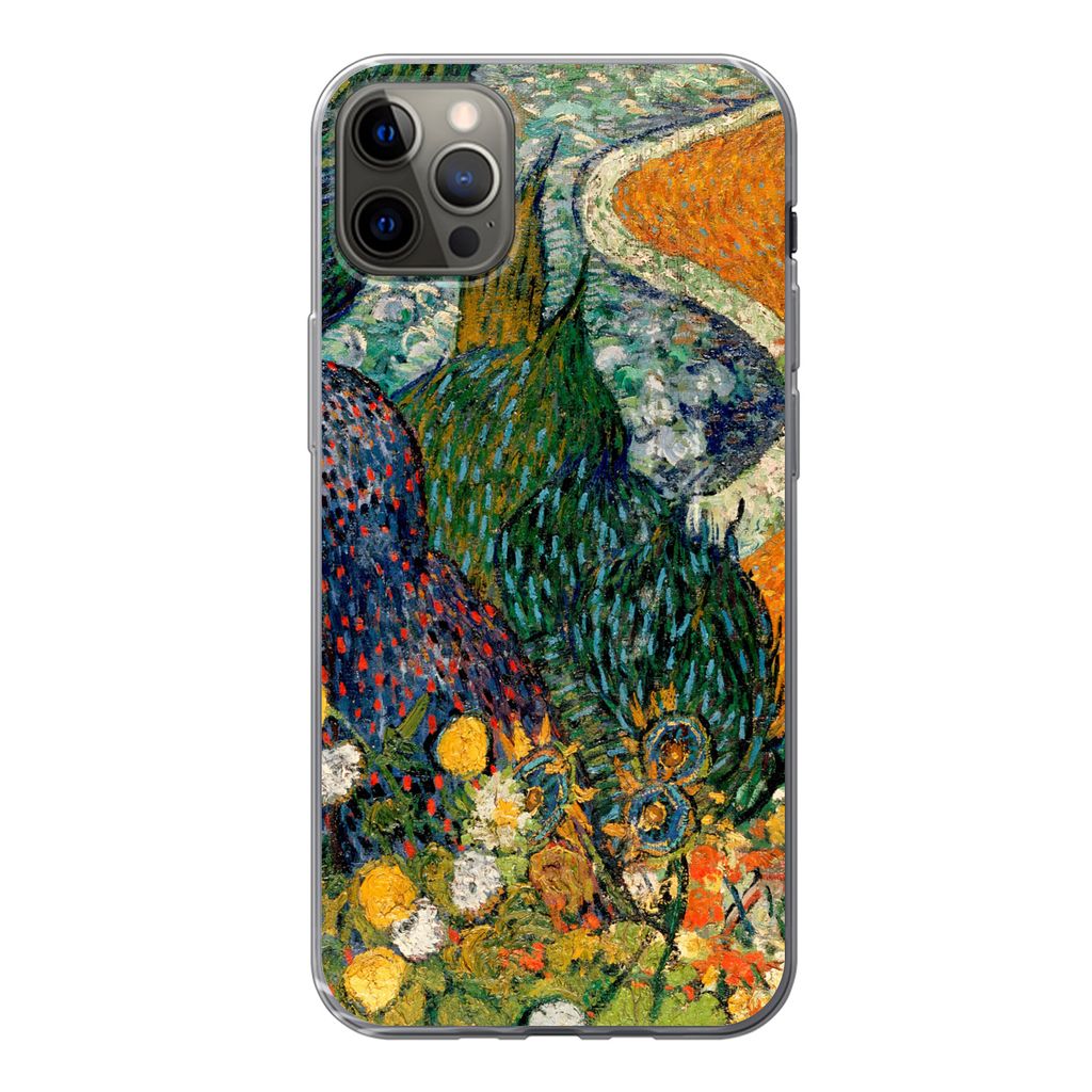 MuchoWow Handyhülle Schutzhülle Hülle für iPhone 13 Pro Max Erinnerungen an den Garten von Etten - Vincent van Gogh Silikon Softcase Handy H...