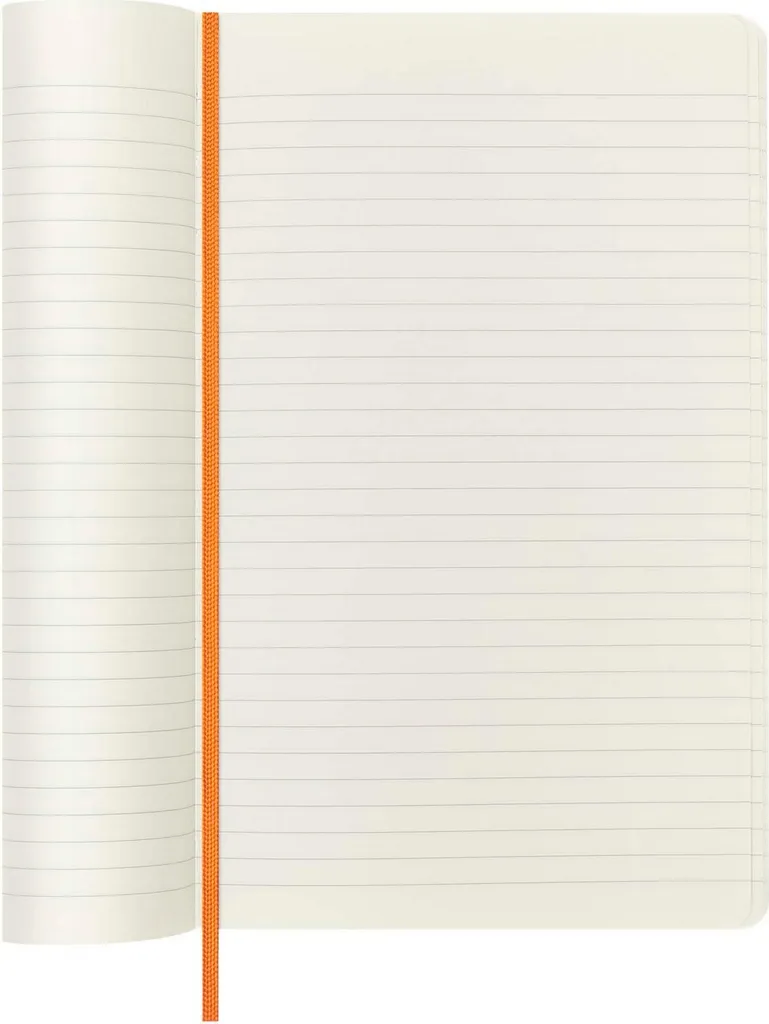 Moleskine Carnet de notes Capri PF4559 Orange, Couverture Souple Soft