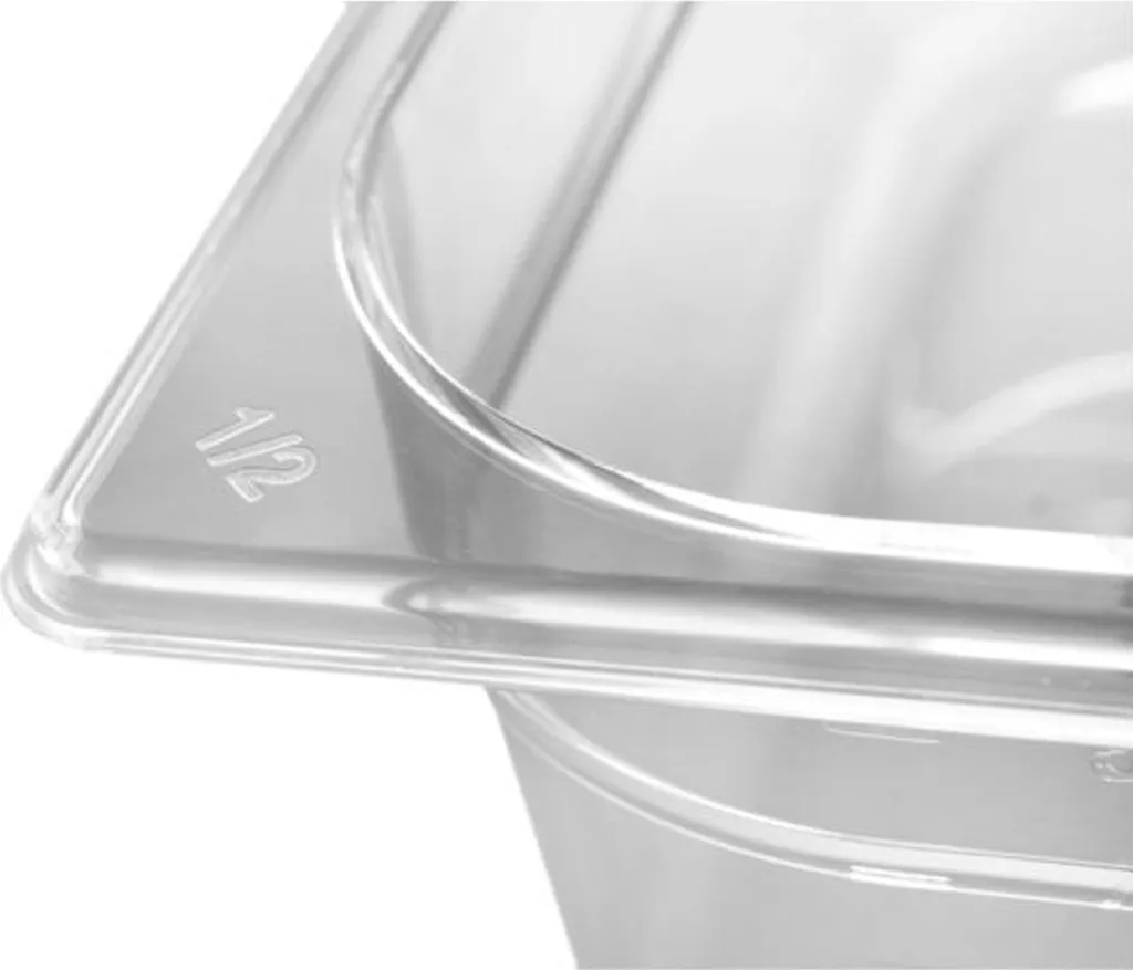 HENDI Contenitore gastronorm 1/2, Profi Line, GN 1/2, 6,5L, trasparente, 325x265x(H)100mm - 12