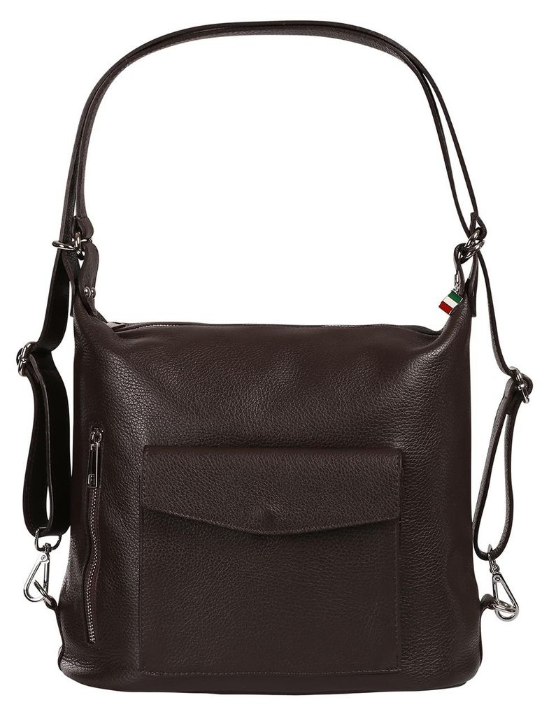 Florence Rucksack Damen Echtleder Tasche/Rucksack dunkelbraun D2ORF103N6