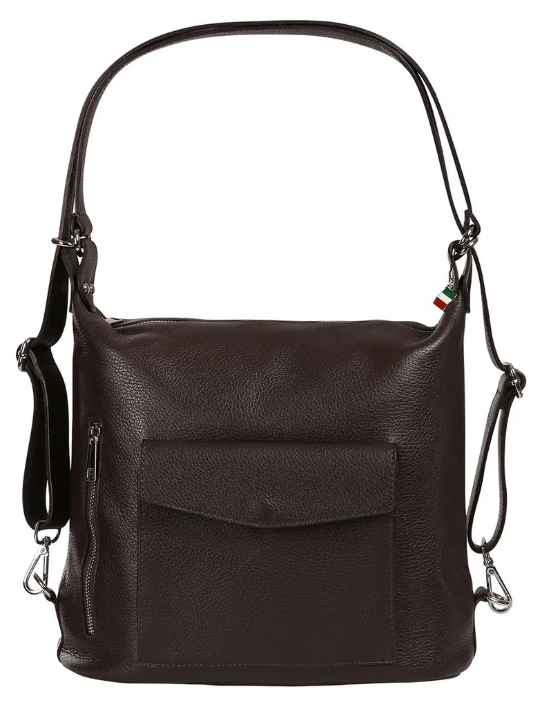 Sac dos femme cuir marron foncé Florence : style authentique ORF103N6