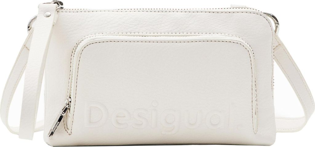 Desigual Half Logo 24 Lisa - Umhängetasche 20 cm (white)