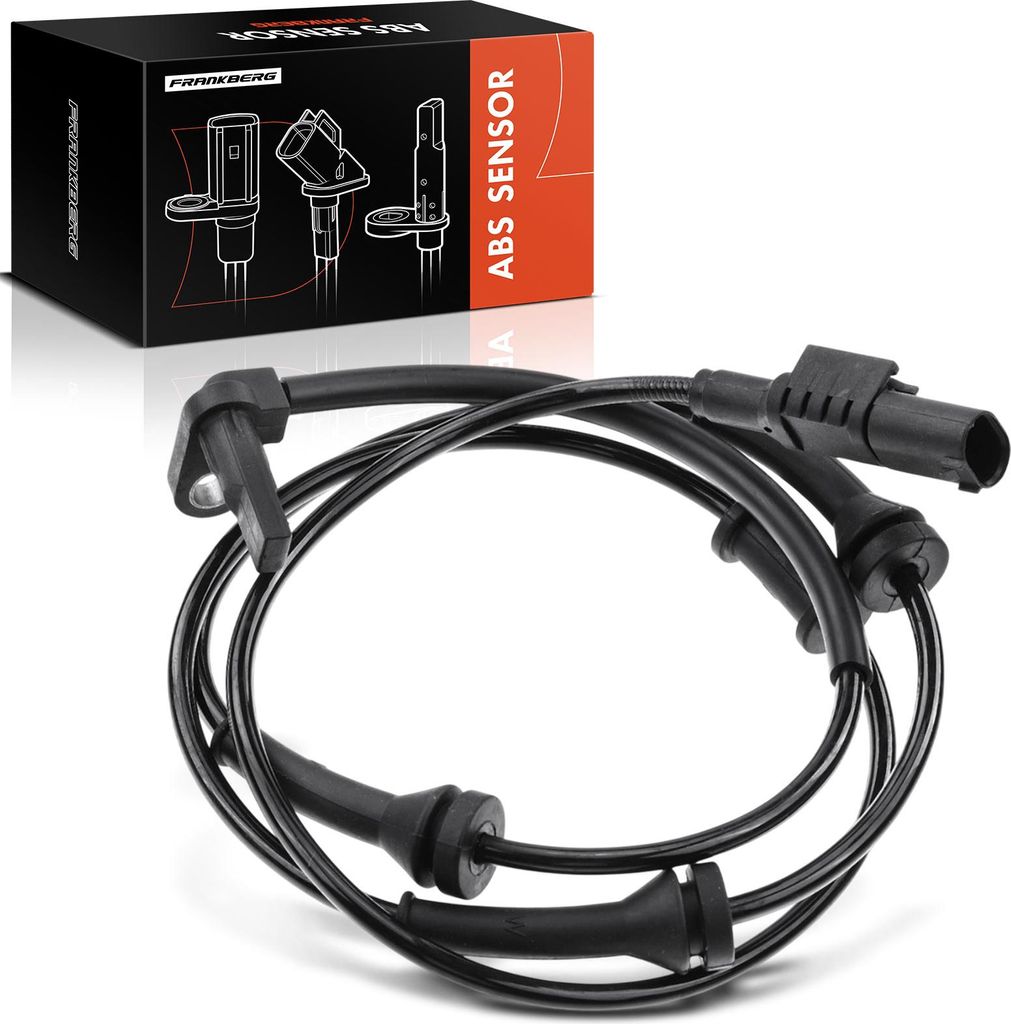 Frankberg 1x ABS Sensor Vorderachse beidseitig für Fiat 500 C 500/595/695 500C/595C/695C Ford KA 0.9L 2007-2017