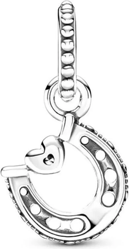 Pendentif Argent 925 Pandora Lucky Charm : Fer à Cheval détaillé