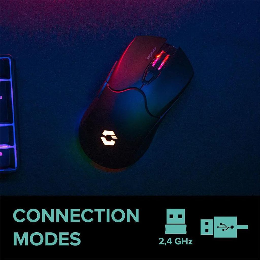 Speedlink Velox Rgb Funkmaus One Size