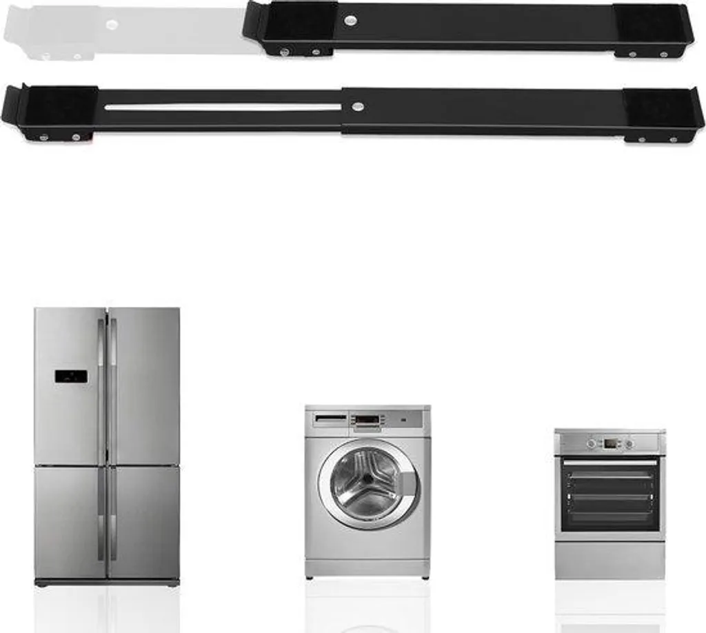 Kit 2 Roulettes de Cuisine pour Déplacer Frigo et Gros Tiroirs sans Effort