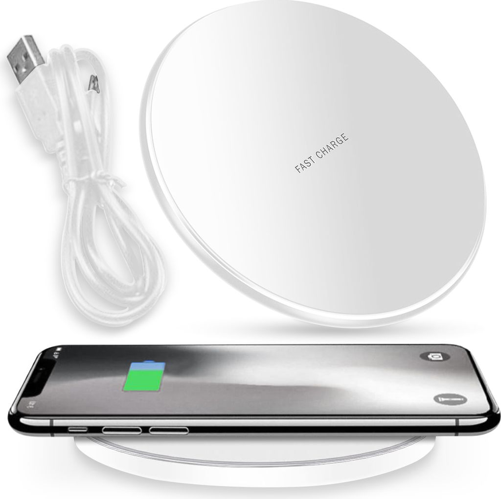 Für QI Induktions Ladegerät Wireless für Apple iPhone Ladestation Kabellos 10W