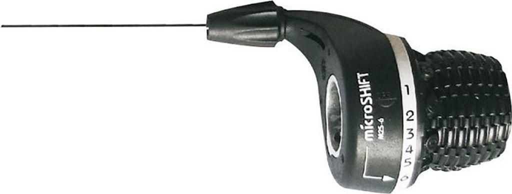 Microshift Mtb Revo Rechter Schalthebel Silber 6s Silber 6s