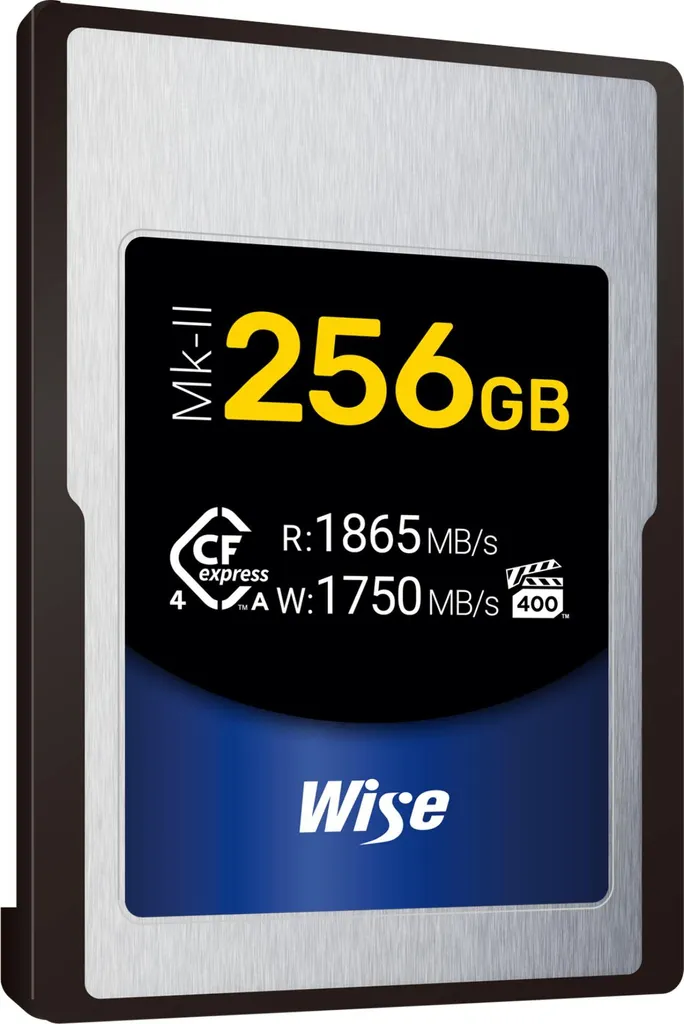 Carte CFexpress Type A 1865MB/s Wise 4.0 Mk-II 256Go
