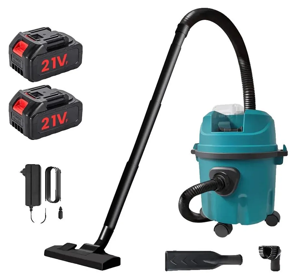 Aspirateur sans fil 10L avec 2 batteries amovibles - Design portable UE