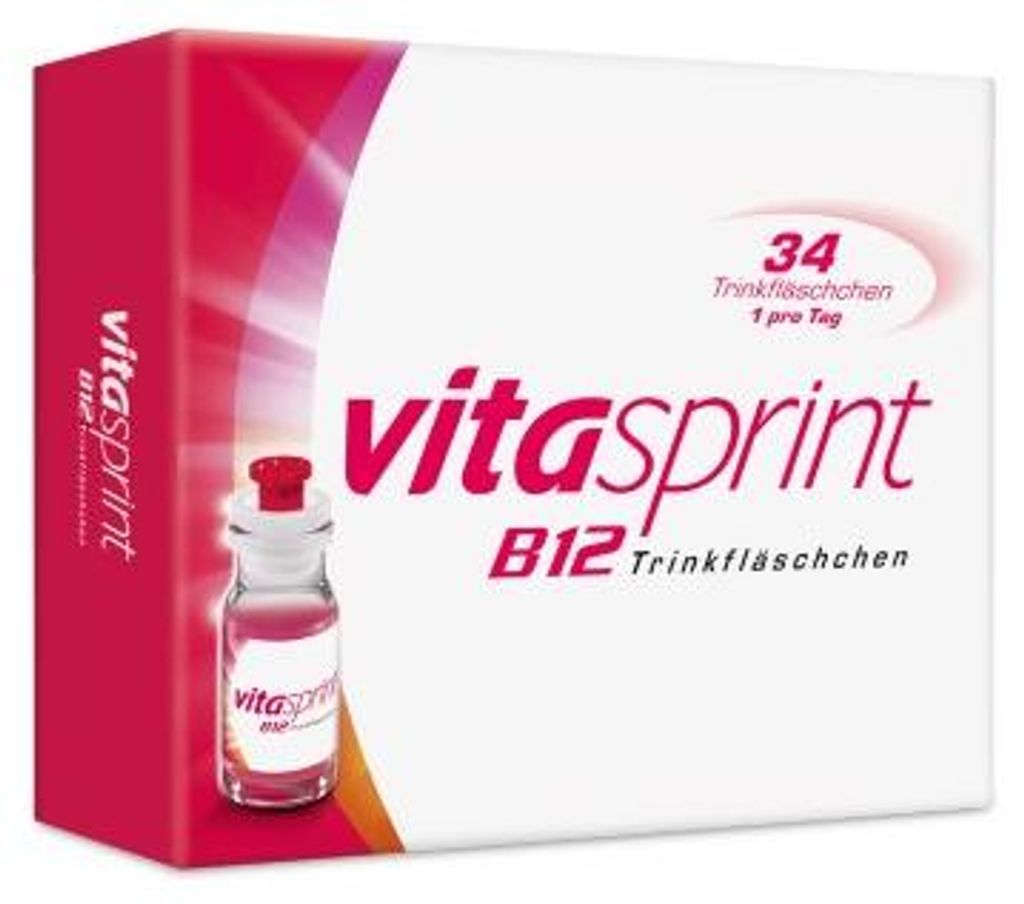 Vitasprint B12 lahvičky na pití, 34 ampulí Obrázek produktu 