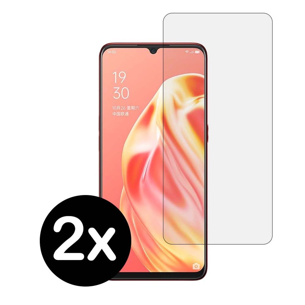Smartphonica Displayschutzfolie für Oppo A91 aus Glas - 2 Stück