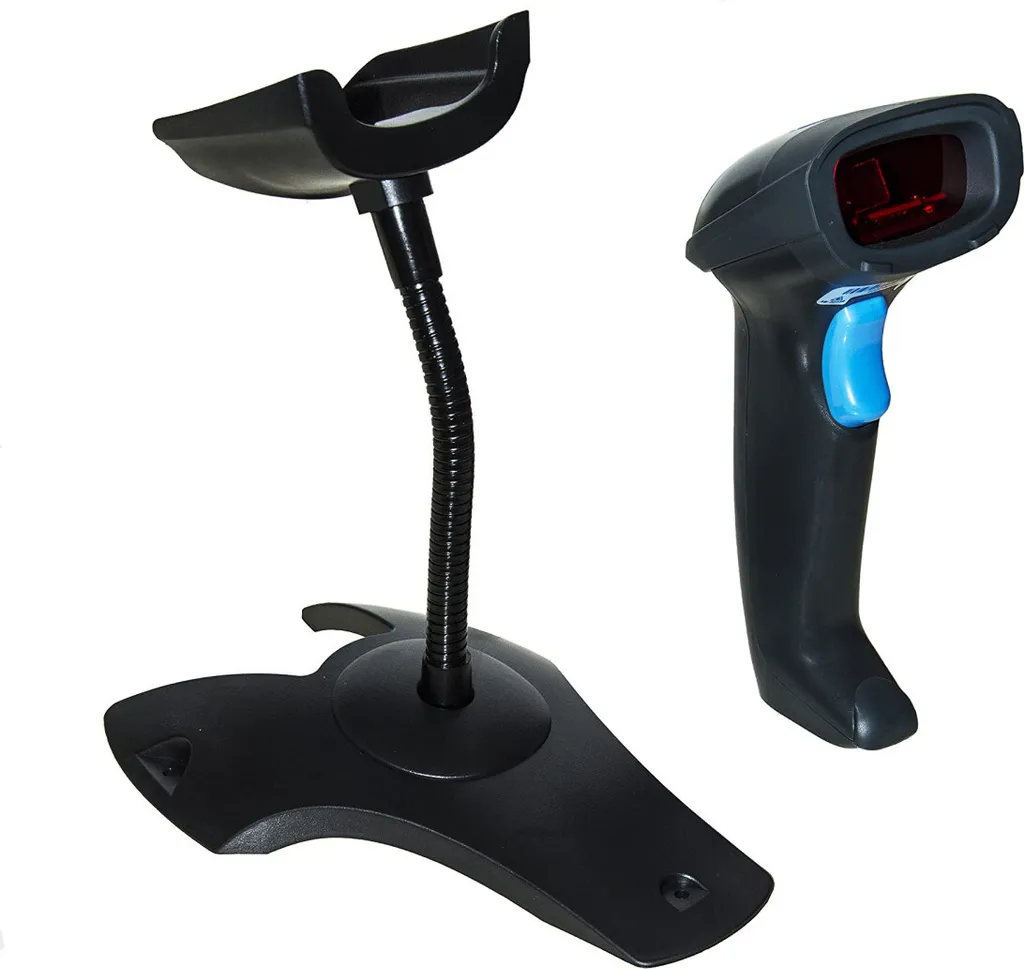 Scanner de code-barres portatif Link LKLET10 sans fil USB noir mat