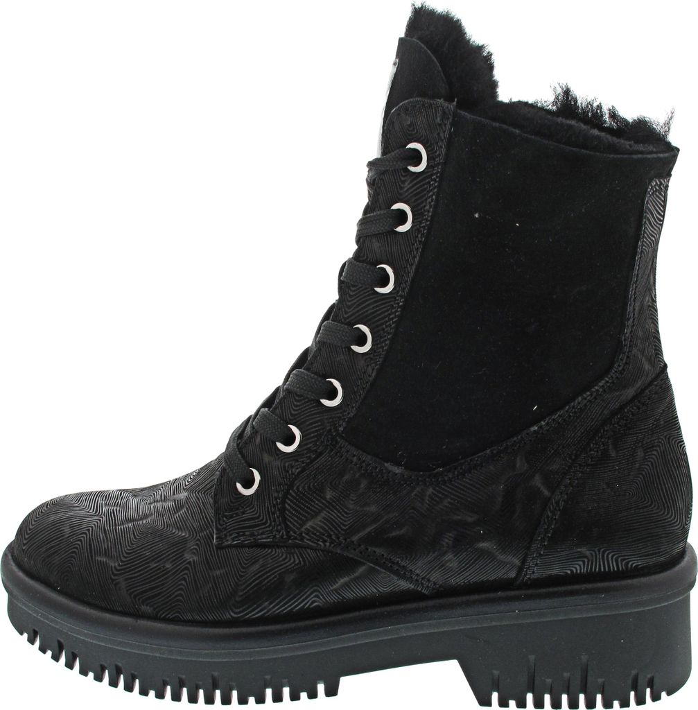 Waldläufer H-Alea Schnürstiefel Schwarz in Gr. 40.5