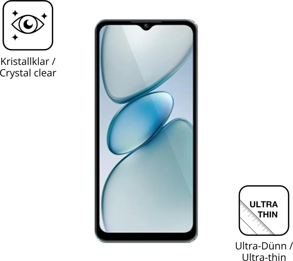 Screen Protector Oukitel C5 4 Pezzi dipos - Trasparenza 100% Anti-Urti - 5