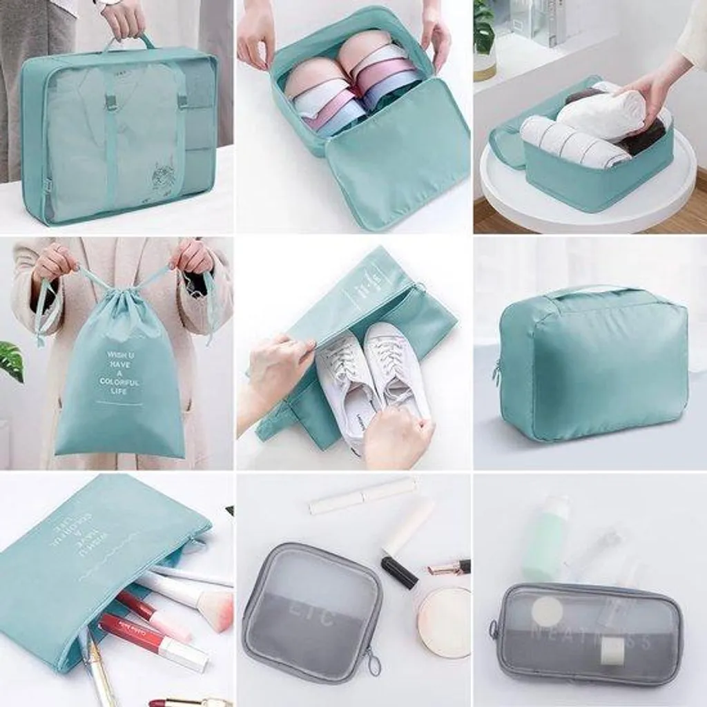 Rangement de valise pour vêtements et articles de toilette de vacances