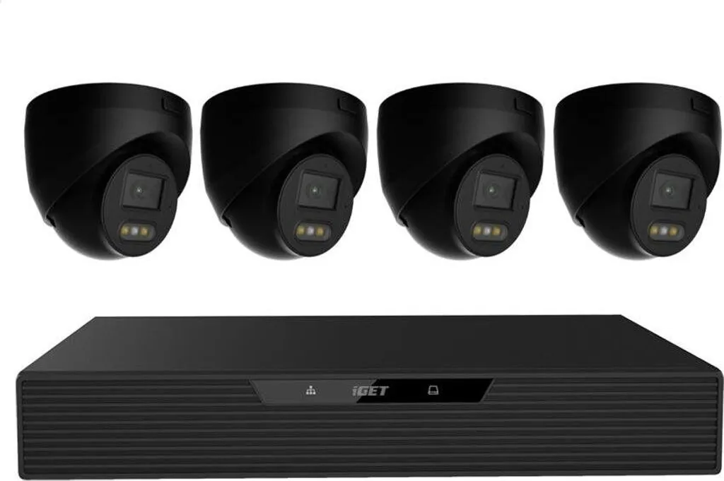 Pack Vidéosurveillance iGET HOME N85P4 3K pour Sécuriser votre Maison