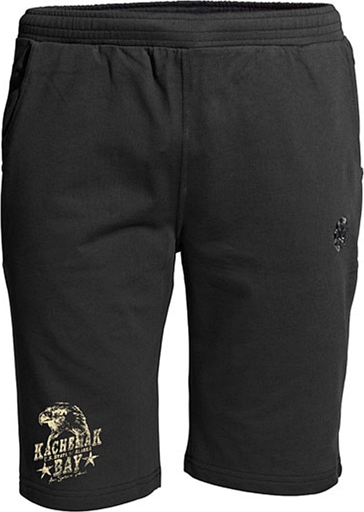 Übergrößen Sweatshort AHORN SPORTSWEAR Eagle beige Schwarz 6XL